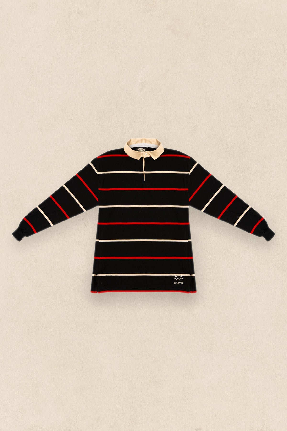 Old Novo Logan Striped Rugby Jersey, built from the 1897 RGS 1st XV photograph